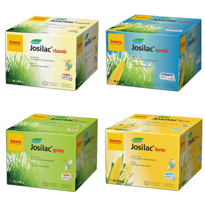 JOSILAC, conservateurs d'ensilage,Cartons classic, combi, grass und ferm