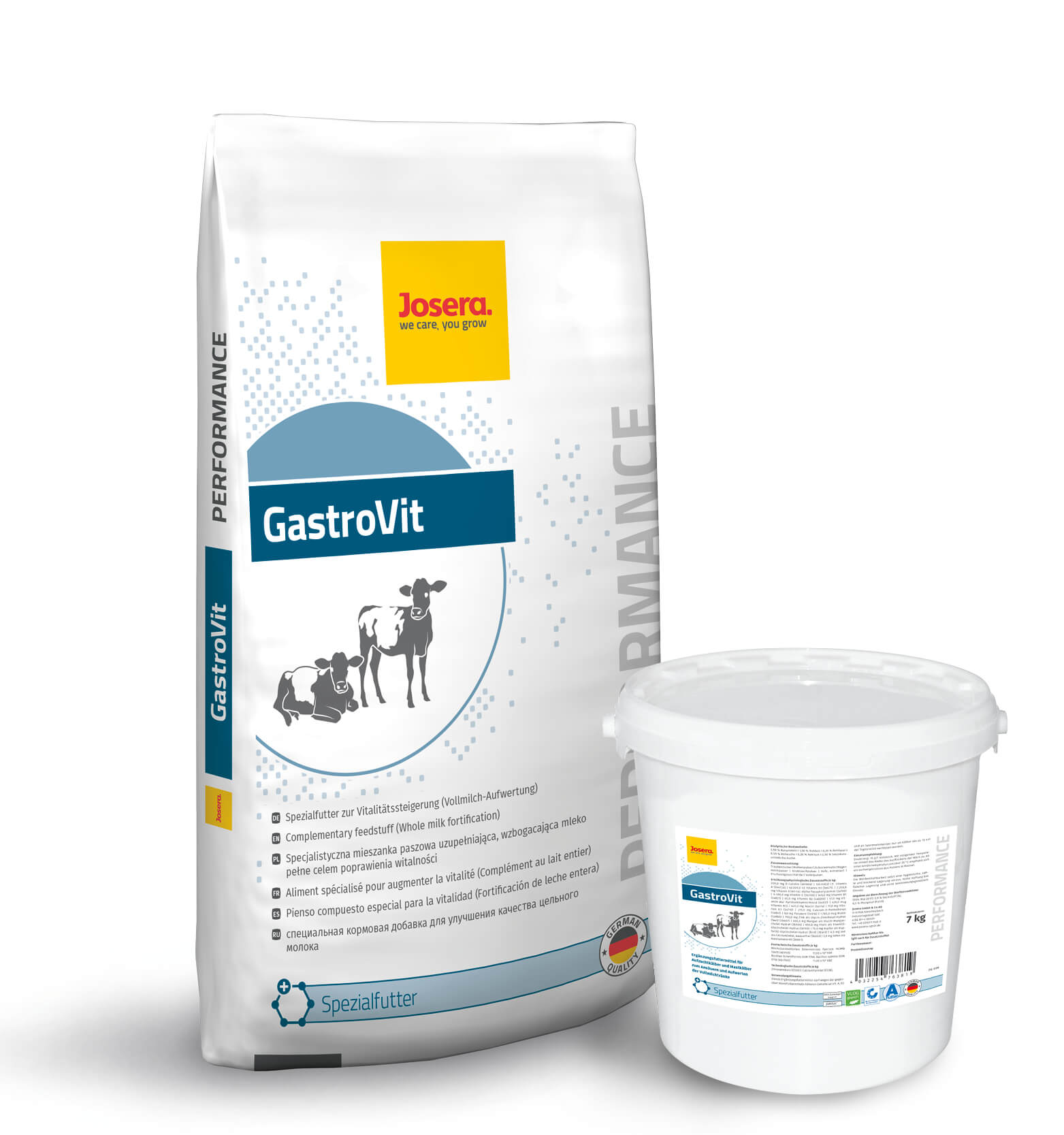 JOSERA-GastroVit-consommateur de lait entier sac et seau